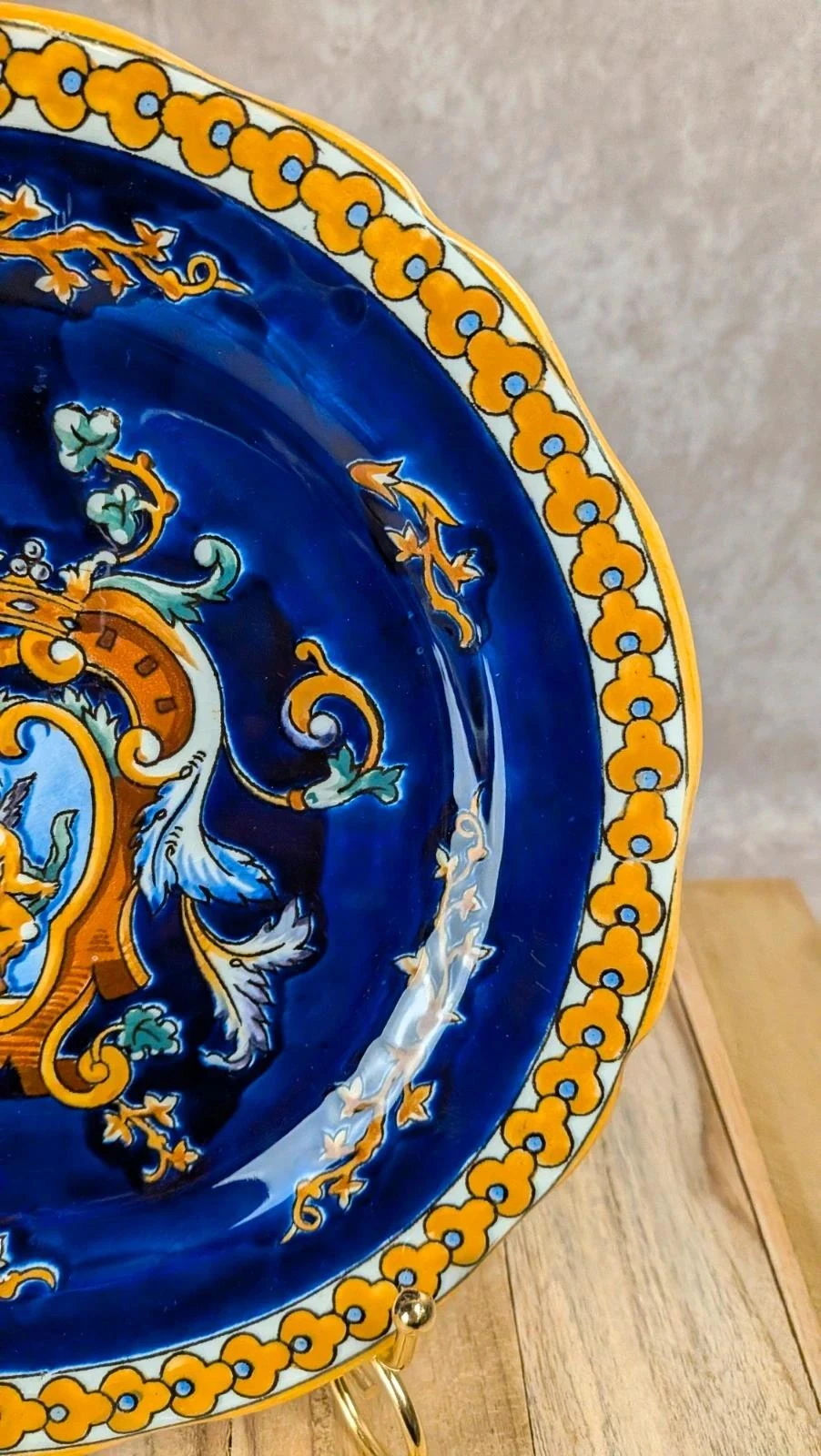 Assiette Gien France modèle Renaissance – photo 4